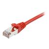 Cordon De Raccordement CAT 6a - EQUIP - 5m - SFTP, PiMF - Sans Halogène - Rouge