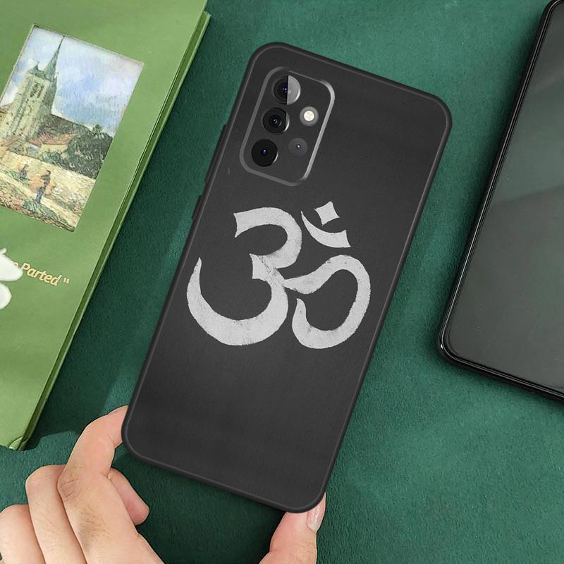 Aum Om Symbol Soft Cover For Samsung Galaxy A54 A53 A73 A13 A71 A51 A14 A52 A32 A12 A22 A52S Back Case