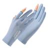Thin Sunscreen Gloves Ice Silk Anti-UV Mittens Fashion Sun Protection Gloves  Summer Spring