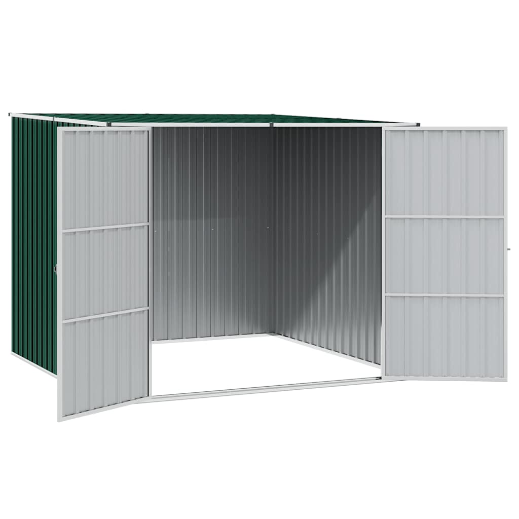 Garden Shed Green 195 x 198 x 159 cm Galvanized Steel