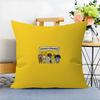 K-KAKAOS FRIENDS Cartoon Maple Design Cushion Cover Happy Autumn Harvest Decor Holiday Decorati Pillow Cover