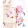 46pcs Butterfly Garden Stickers Set Mini Color Decoration Sticker Adhesive Seal Letter Gift D6422