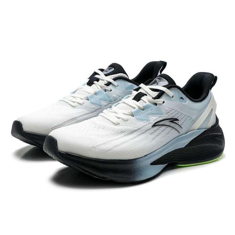Anta Poison Dart 5 удобные универсальные прочные дышащие низкие кроссовки для бега мужские кроссовки белые синие 912415552-1