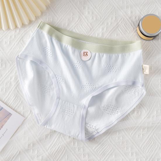 Трусики для старшеклассников бесшовные со средней талией, с высокой эластичностью, с вырезом, с хорошей воздухопроницаемостью