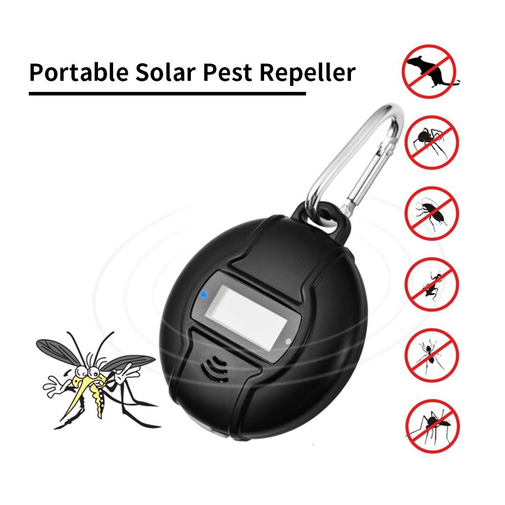 Портативный ультразвуковой отпугиватель вредителей на солнечной энергии и USB-отпугиватель комаров для улицы от тараканов,