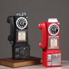 Телефон Ретро Телефон из смолы Старомодный телефон Модель Реквизит для фотосъемки
