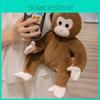 Игрушка Обезьянка Плюшевая Милое Животное Мультяшная Мягкая Кукла Детский Подарок на День Рождения Украшение