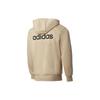 Adidas Толстовка с капюшоном и длинным рукавом с принтом букв и застежкой-молнией, мужская толстовка цвета хаки JF3325