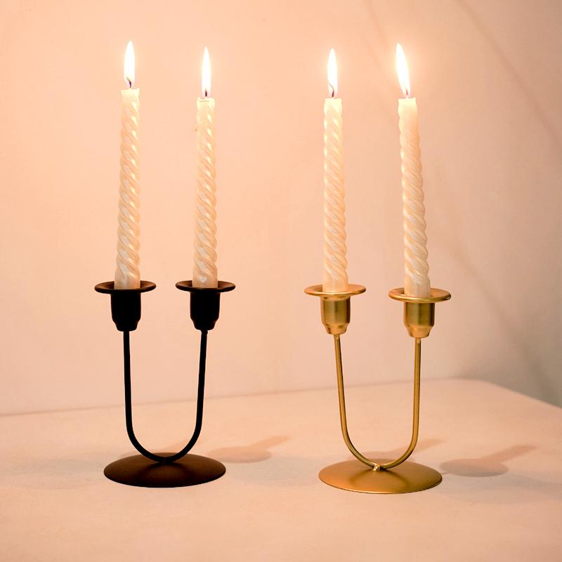 1 шт. подсвечник украшение праздничные принадлежности Y-образные свадебные украшения U-образные праздничные подарки металлический подсвечник украшения для дома