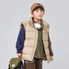 New children's down vest boys and girls middle and older children thickened vest wear autumn and winter vest tide