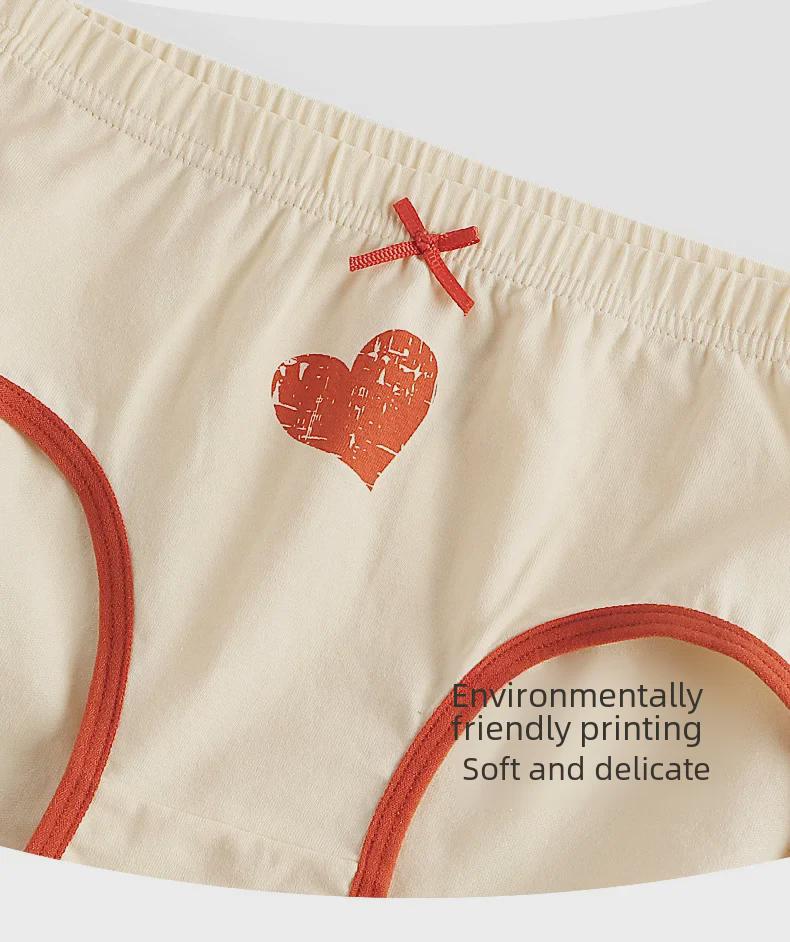 Детские антибактериальные шорты из хлопка с рисунком для девочек - Дизайн без ягодиц