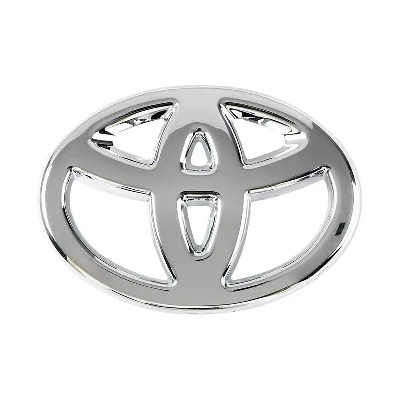 Car Steering Wheel Center Logo Styling Emblem Badge 6.5x4.5cm Sticker for Toyota Corolla Camry RAV4 Yaris Vios Hilux Prius CHR