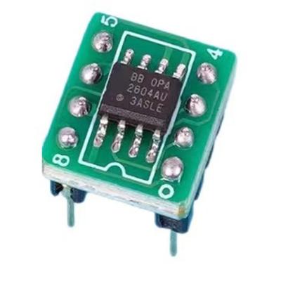 ABUO-OPA2604 OPA2604AU SOIC-8 на PDIP-8 Адаптер 1 шт. Пайка для прямой установки, хорошо припаять готовое изделие