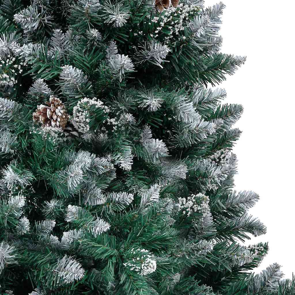 Artificial Christmas Tree with 150 LEDs and Stand Green 150 cm