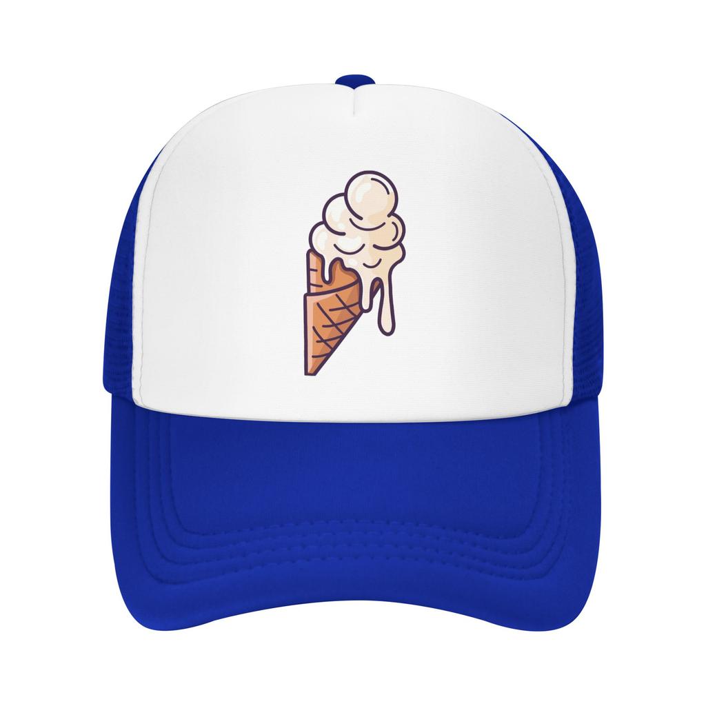 Летняя шляпа дальнобойщика с сеткой для любителей мороженого, бейсбольная кепка, шапки для унисекс, летняя кепка унисекс, повседневная кепка на четыре сезона, один размер