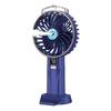 Digital Display Cooling Electric Fan USB Rechargeable Spray Handheld Fan 4000mAh Small Humidifying Fan for Travel Office Outdoor