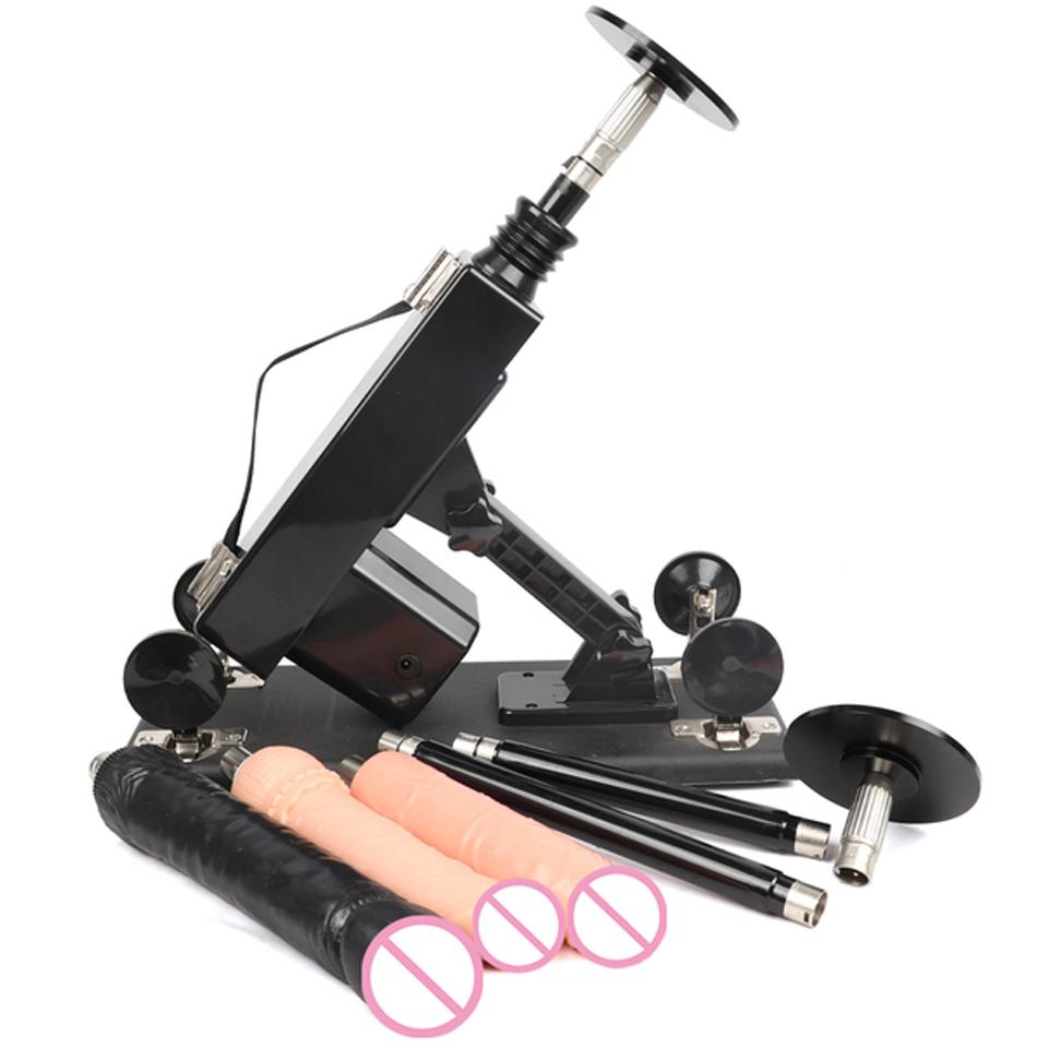 DTSUDU Секс-машина 3XLR Разъем Аксессуар с дилдо и присоской Любовная машина Вставная машина-пистолет для парной секс-игры
