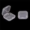 10Pcs Mini Clear Plastic Small Box Jewelry Earplugs Container Storage Box