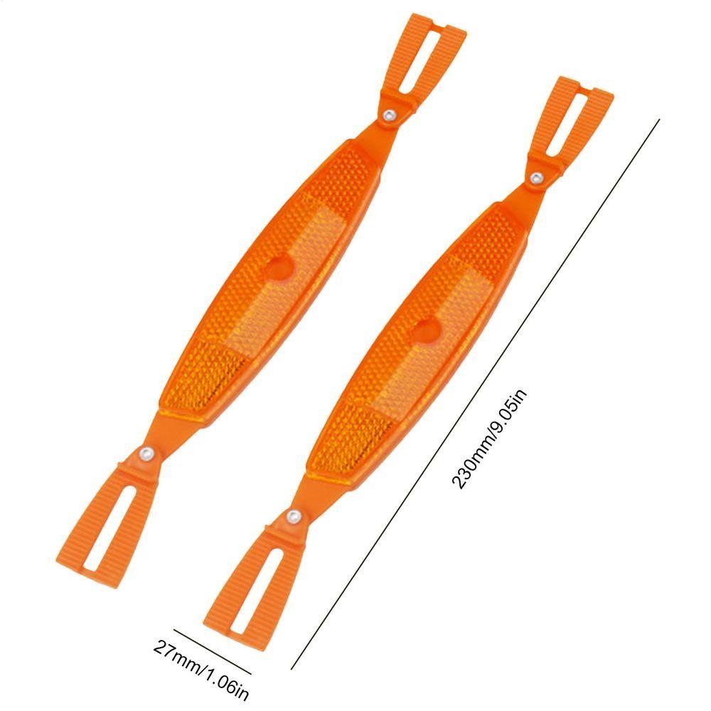 1 пара Предупреждающие отражатели на колеса велосипеда, Светоотражатель безопасности для езды на велосипеде, Ночная езда