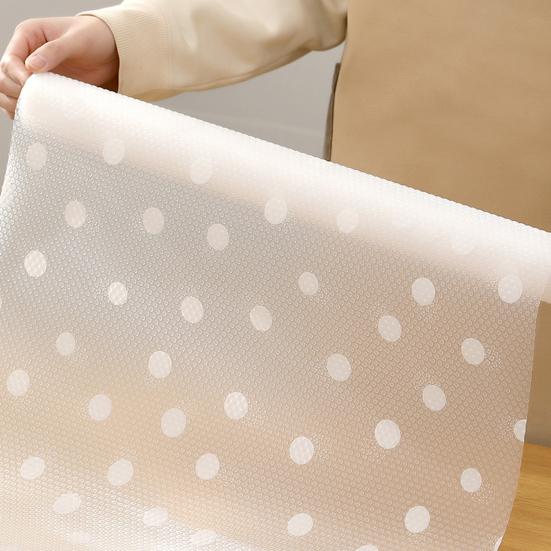 Cabinet Mat Cuttable Moisture-proof Waterproof Non-slip Dot Shelf Liner Table Drawer Mat