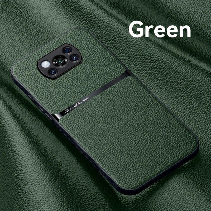 Для Xiaomi Poco X3 Pro чехол силиконовый противоударный кожаный чехол для телефона Poco X3 NFC X 3 Pro X3Pro автомобильный магнитный держатель задняя крышка