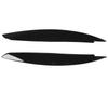 2 Pcs Headlight Eyebrow Front Left Right Light Eyelid Trim Cover for 1 Series E81 E82 E87 E88 2006 to 2013