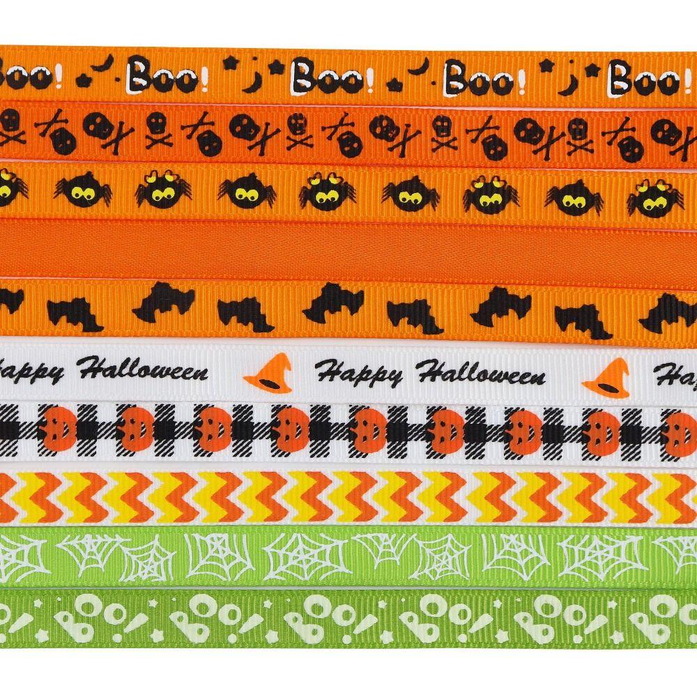 Cartoon Halloween Gift Wrap Ribbon DIY Crafts Party Favor Ribbon Scrapbooking Supplies