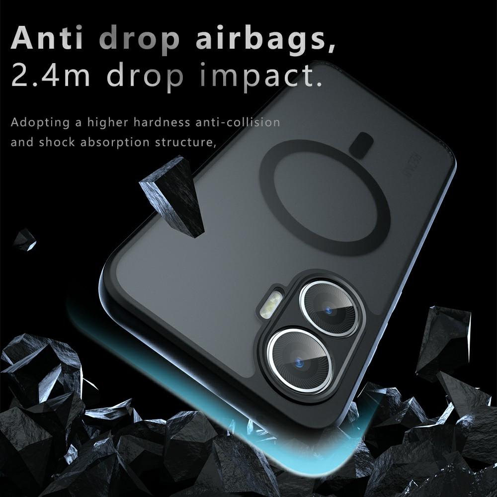 Matte Case for Xiaomi Redmi Turbo 4 Pro 5G/Poco F7 5G TPU+PC Skin Touch Phone Cover Compatible with MagSafe