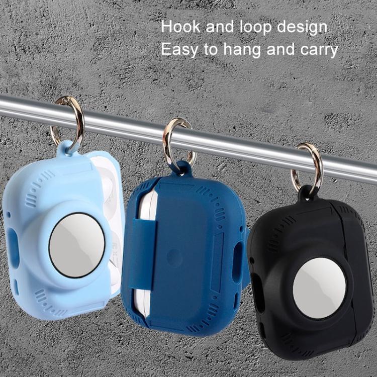 Для AirPods Pro 2 / Airtag 2 в 1 Универсальный силиконовый защитный чехол от падений