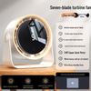 2026 Rechargeable Digital Display Turbine Fan: Wall-Mountable Desktop Fan with Large Airflow