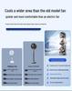 Portable USB Rechargeable Three-Head Timer Fan for Desktop & Outdoor Camping