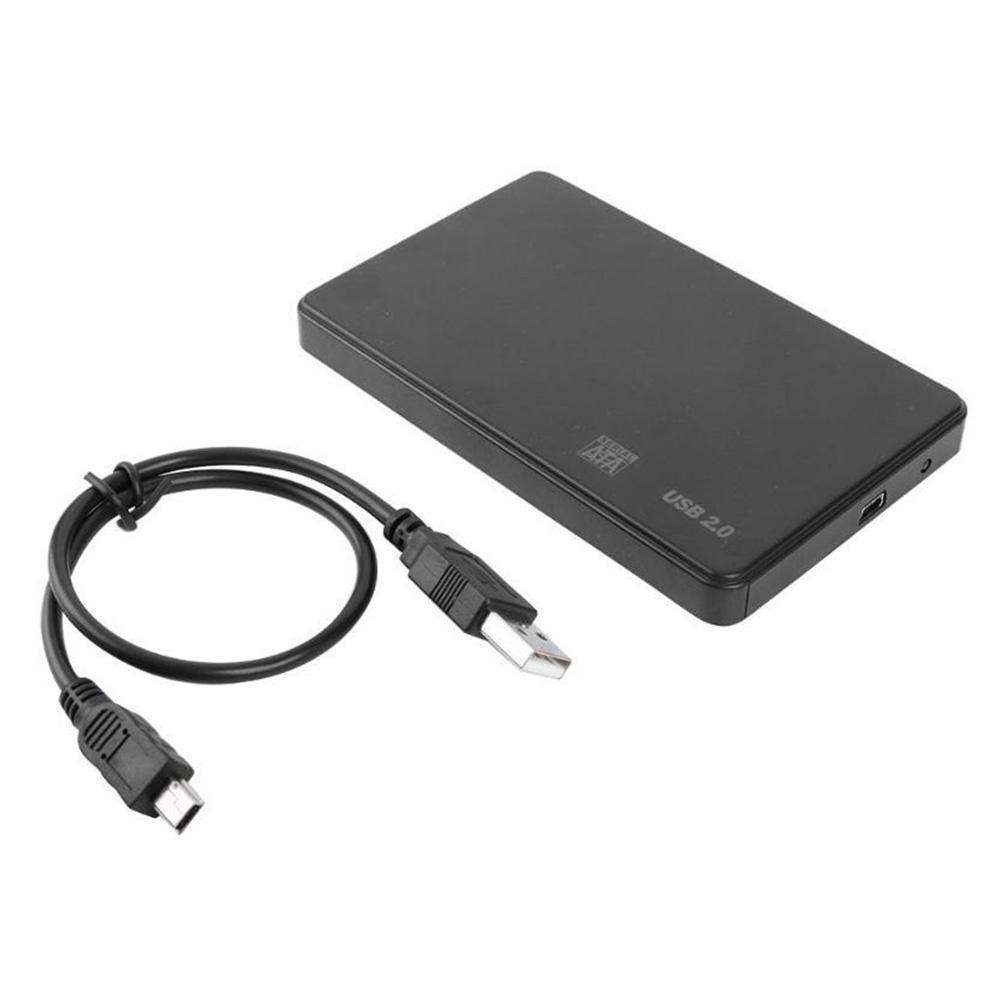 2,5-дюймовый SATA SSD HDD адаптер Пластиковый корпус USB 2.0/3.0 Внешний мобильный бокс Кейс для HDD с USB-кабелем Чехол Новый
