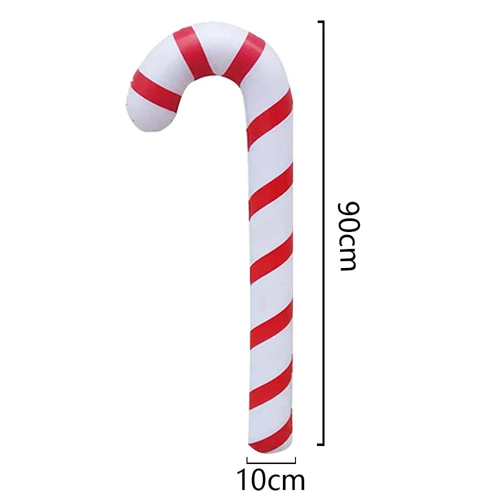Xmas Inflatable Christmas Candy Cane Stick 2025 Christmas Decoration Xmas Decorations For Home 2024 Xmas Navidad Natal