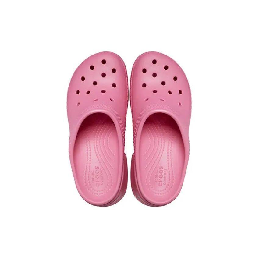 Crocs Mermaid Sandals Barbie Solid Color Beach Sandals Women Sandals Bright-Pink 208547-6VZ