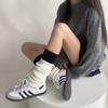 Contrast Color Stitching Leg Cover Simple And Versatile Multi-Color Warm Socks