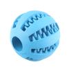 Pet Dog Interactive Toy 7cm Dogs Natural Rubber Ball Leaking Ball Tooth Clean Balls for Dog Cat Chew Toys Accesorios Para Perro