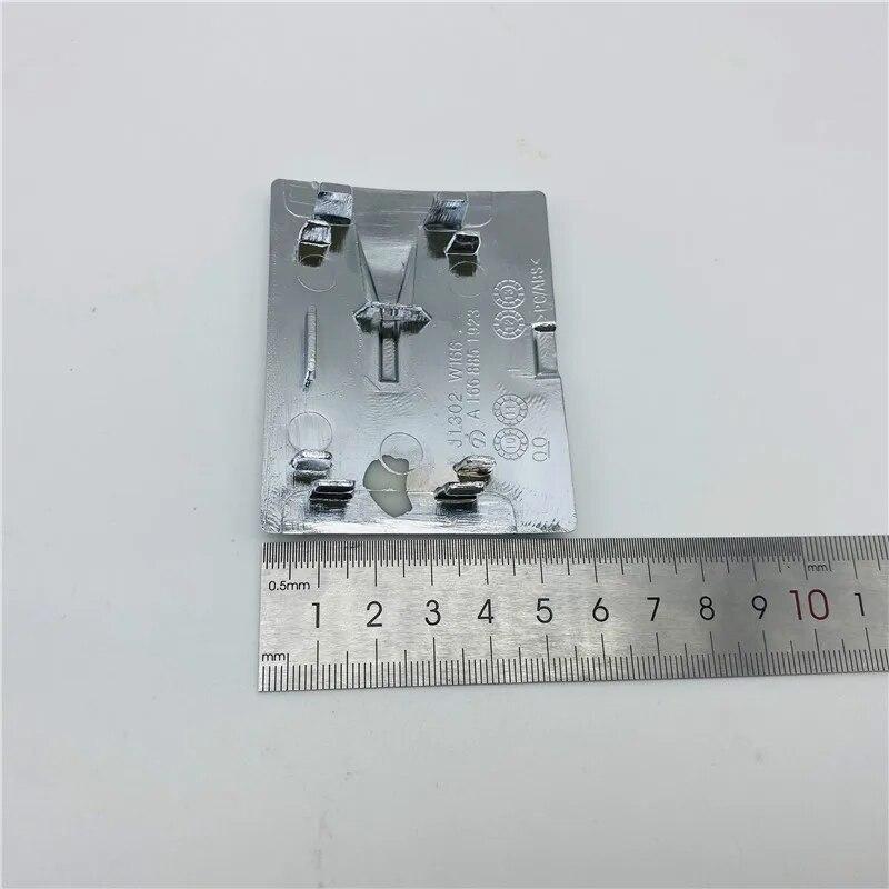 Для 2012-2015 Mercedes Benz ML GLE Class ML350 Задний бампер Буксировочный крюк Крышка проушины Хром Серебристый