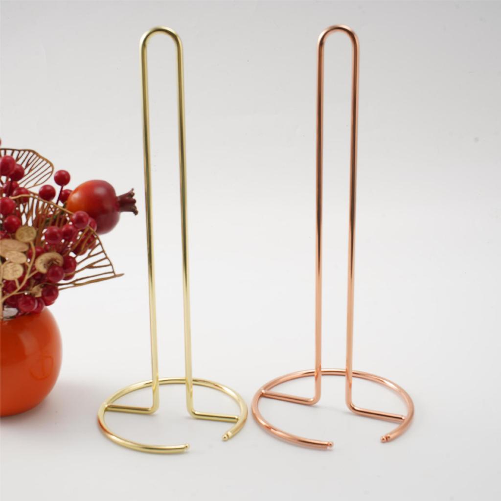 Скандинавский кованый железный держатель для салфеток: Универсальная настольная, кухонная и ванная подставка для хранения рулонов