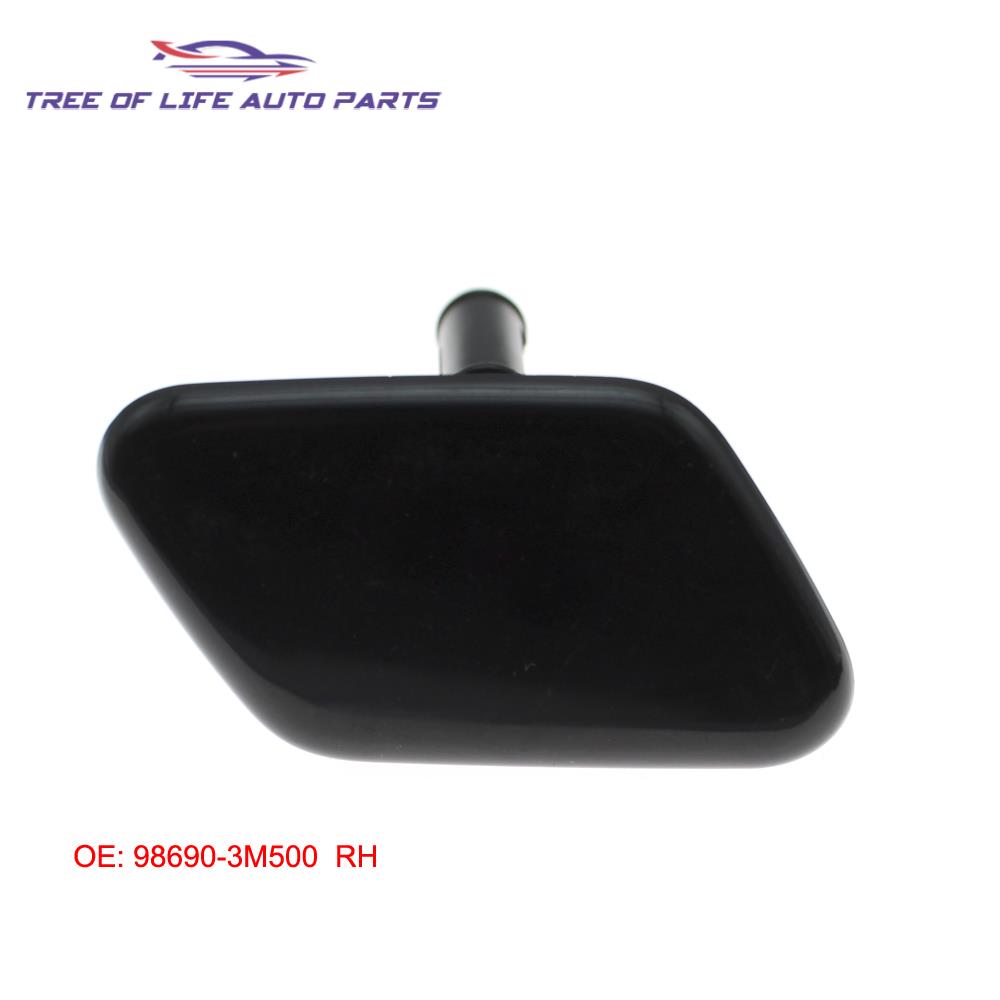 Front HeadLight Lamp Washer Cylinder Spray Nozzle Cap Cover For Hyundai Genesis Rohens 12-14 98680-3M500 98690-3M500 986803M500