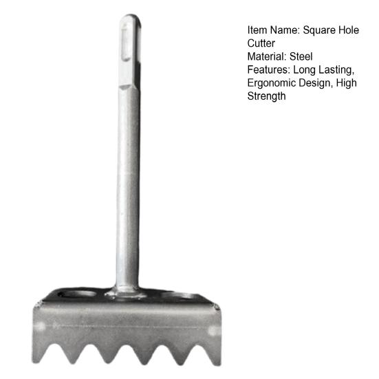 Пила для вырезания квадратных отверстий, прямоугольный пазовый резак, эргономичный дизайн, портативная многоцелевая пила для вырезания электрических коробок, пазовый резак