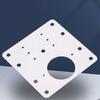 2Pcs Hinge Repair Plate High Strength Rustproof Stainless Steel Tear Resistant Cabinet Hinge