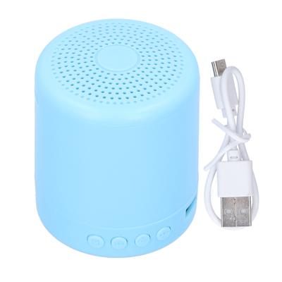 Беспроводной Bluetooth-динамик, портативный мини-динамик Hi-Fi, USB-карта памяти, FM-синий