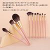 MSQ Makeup Brush 10 Soft Cosmetic Foundation Eyeshadow Blush and Made with Carefully Selected Super Suitable for Sensitive Skin Set, Brushes, Brushes,