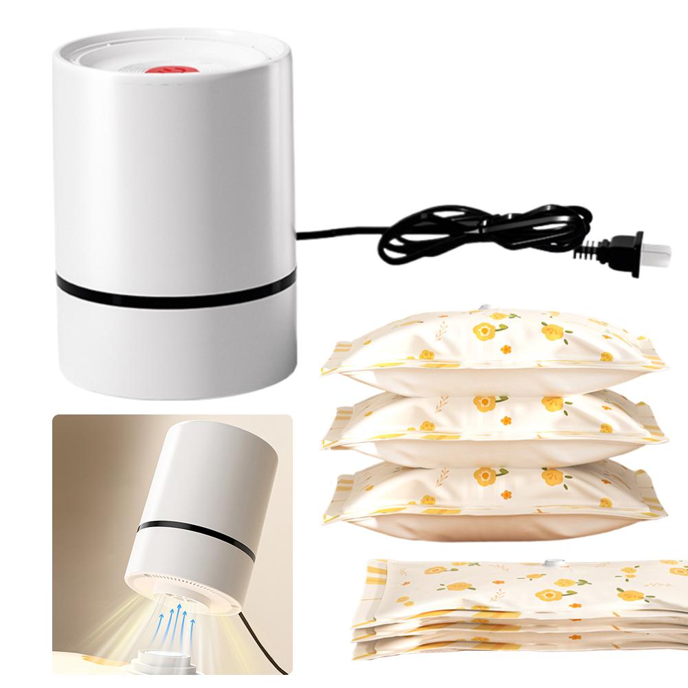 Мини-вакуумный упаковщик, экономящий место, вакуумный пакет, электрический насос, сумка для хранения одежды, электрический воздушный насос для одежды, органайзер для еды