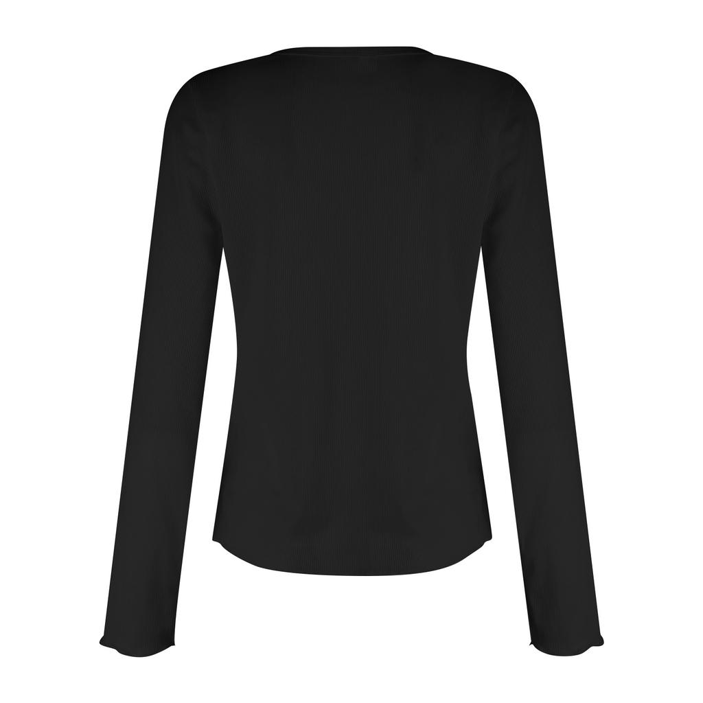 Модные женские рубашки с длинным рукавом, повседневные однотонные футболки на пуговицах, рубашки на пуговицах, рубашки с v-образным вырезом, базовые рубашки