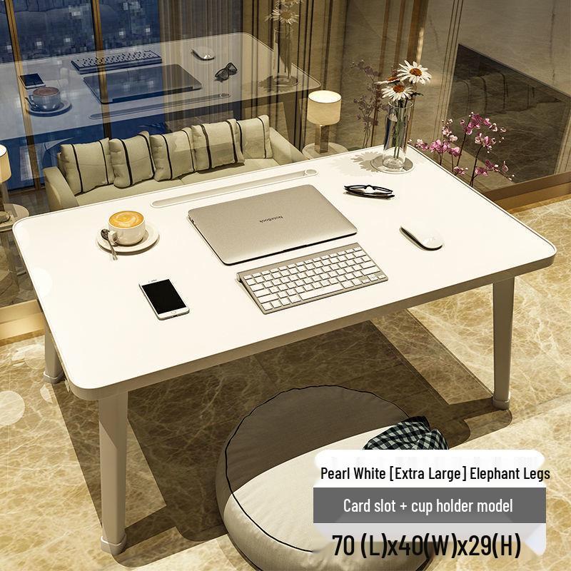 Складной прикроватный студенческий стол: Компактный, Универсальный Стол для Спальни или Общежития