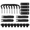 Adjivecct 4pcs Car Roof Luggage Accessories Van Mounting Accessories Kit Roof Box Bracket Mounting Accessories Kit