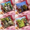Аниме S-ShrekS Наволочка с принтом узора Подушка для гостиной Дивана и Декора спальни