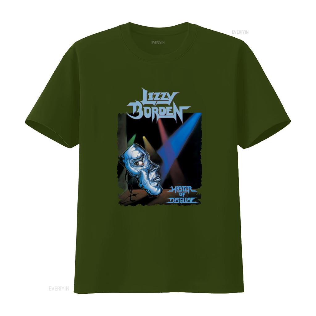 Lizzy Borden Master Of Disguise T Shirt For Unisex Rock Band Fan Fashion Vintage Slightly Fashion Designer Clothes