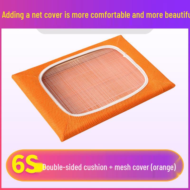 Дышащая летняя сетчатая подушка для стула с деревянным каркасом